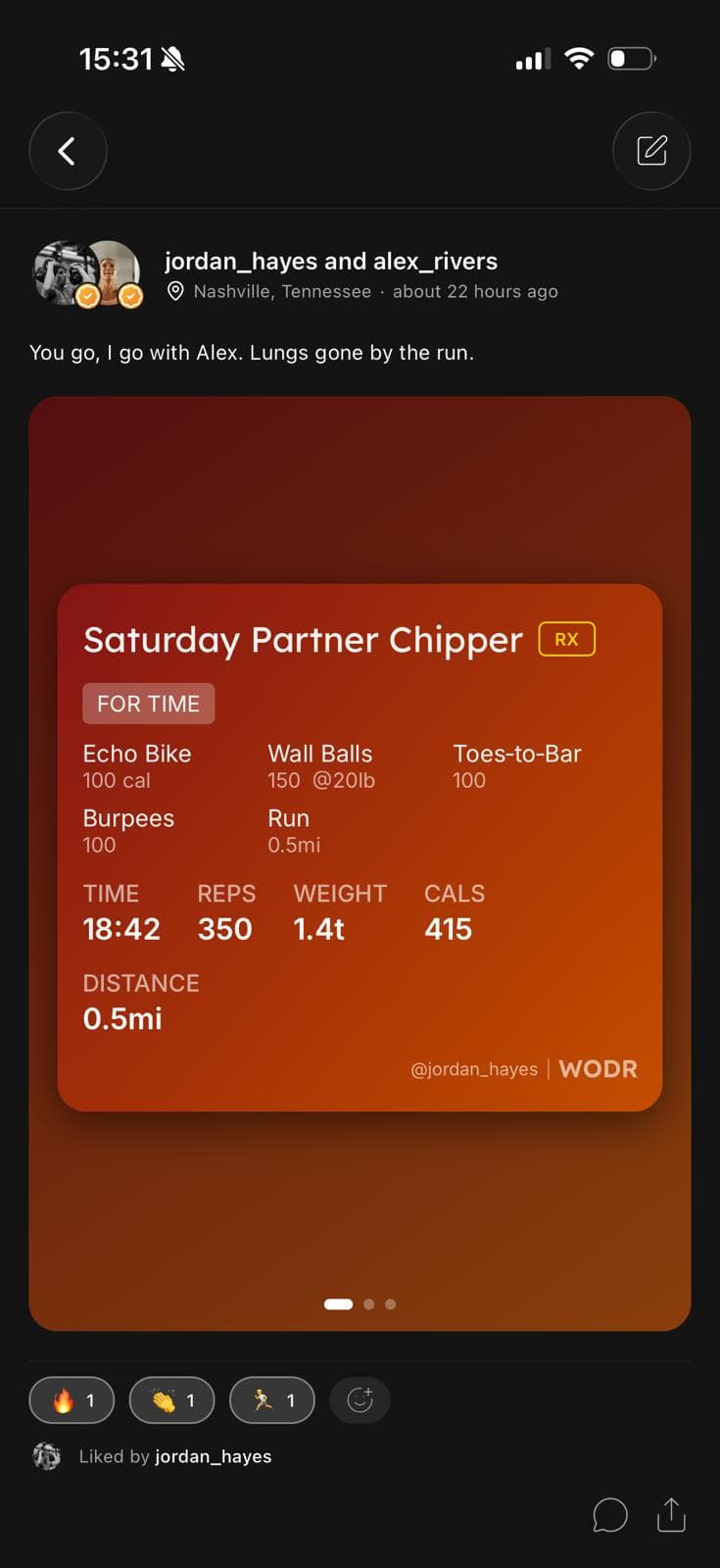 Partner Chipper screen